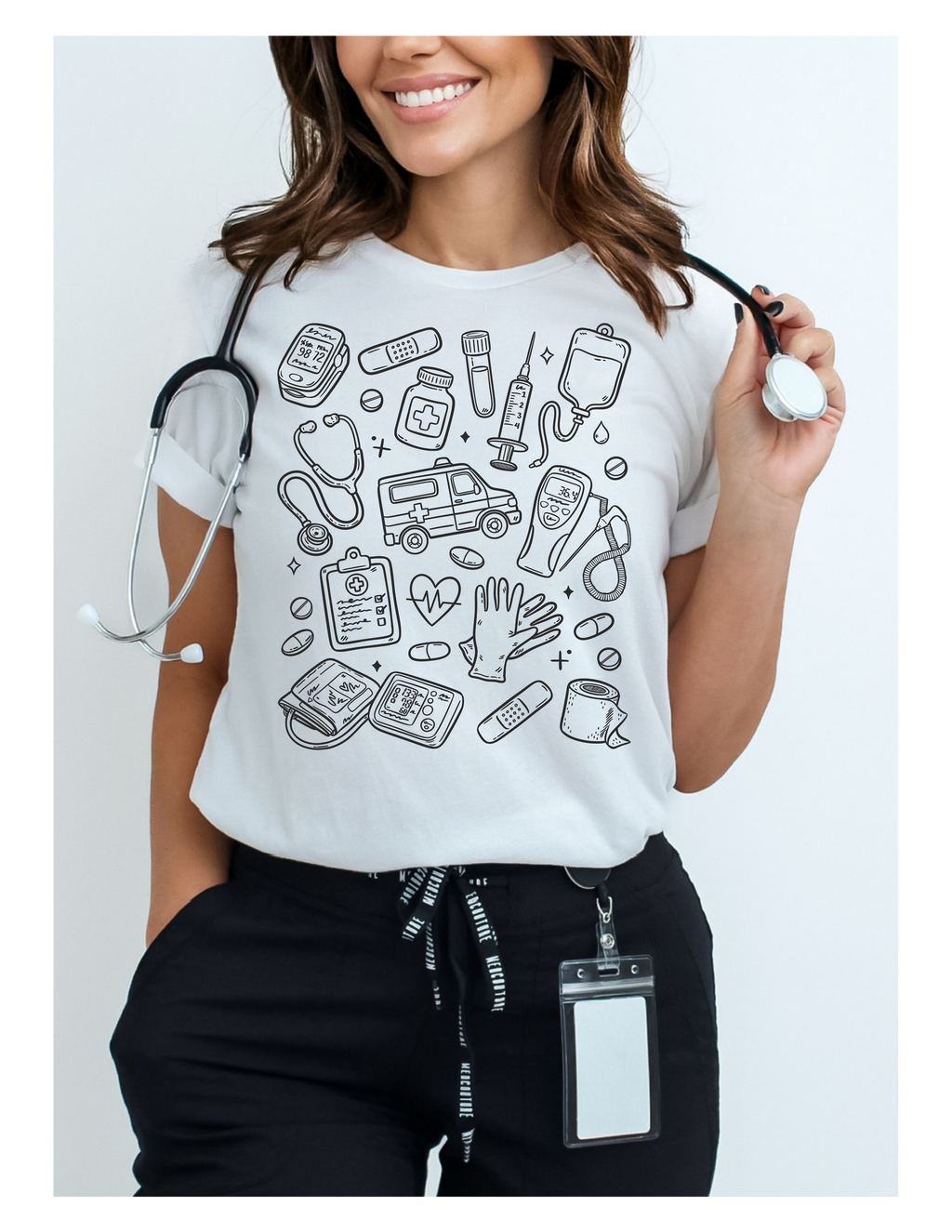 Medical Essentials Doodle T-Shirt