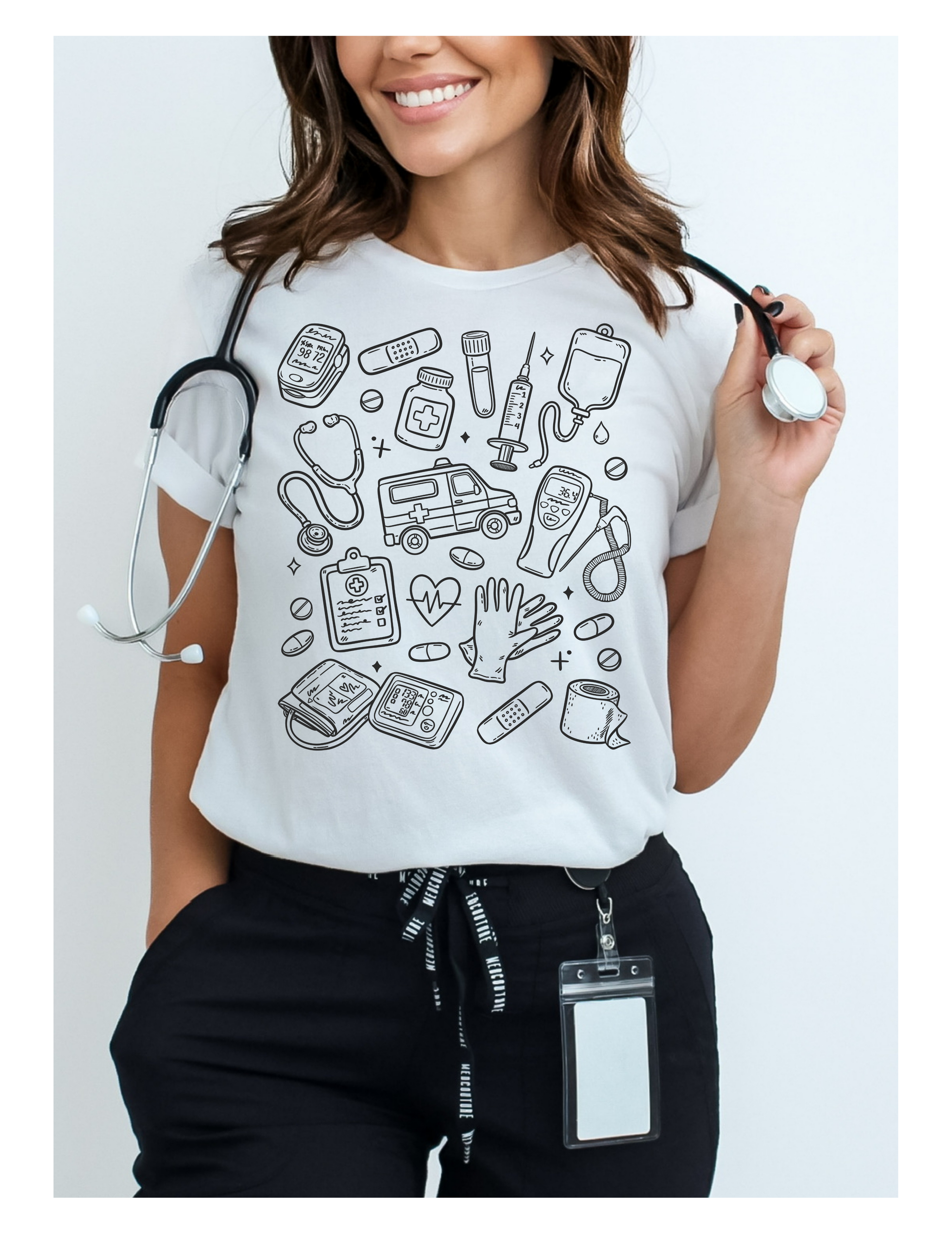 Medical Essentials Doodle T-Shirt