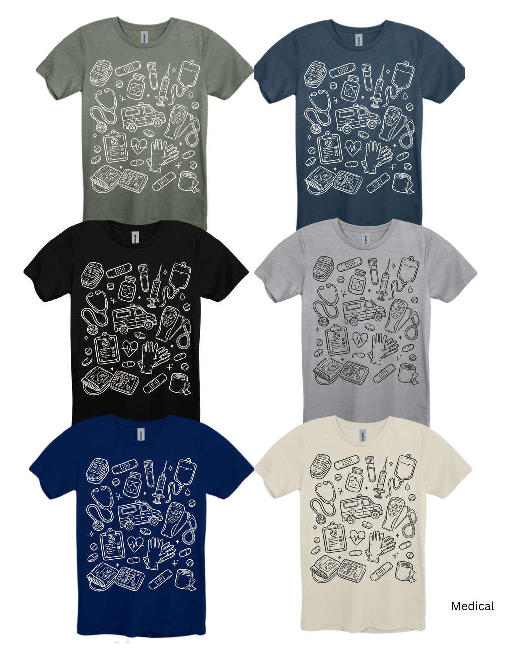 Medical Essentials Doodle T-Shirt
